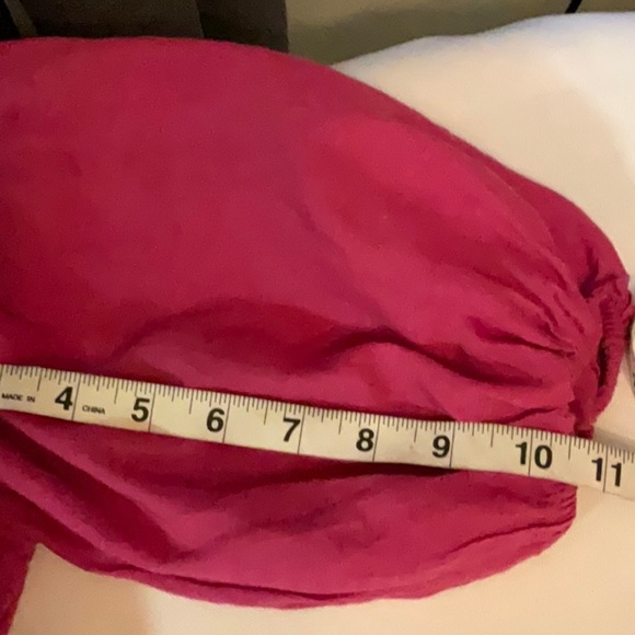 Abercrombie & Fitch Fuchsia Textured Fabric - Picture 9 of 11